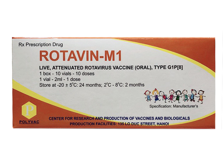 ROTAVIN-M1: Vắc xin phòng bệnh tiêu chảy cấp do Rotavirus